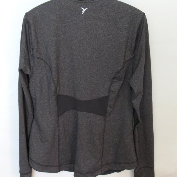 Old Navy Active gray fitted zip front long sleeve windbreaker jacket *Sz L* - Picture 5 of 7